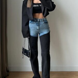 Piral bi color chap jeans NWT